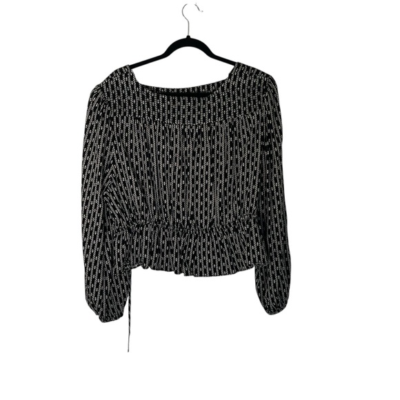 Treasure & Bond Black and White Striped Blouse - Picture 6 of 6